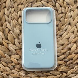 Apple iPhone 17 Pro Max Baby Blue Silicone Case